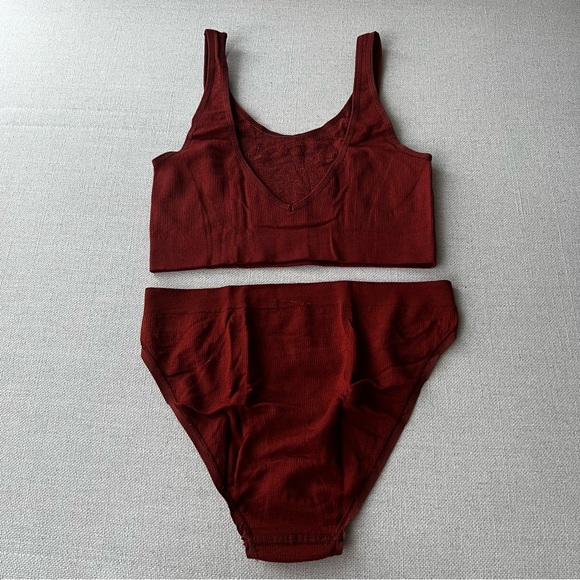 OUT FROM UNDER Orange Markie Seamless Ribbed Set - Picture 8 of 10